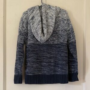 Cat & Jack Boys 6/7 Gray and Blue Sweater